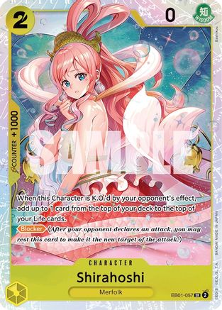 Shirahoshi (EB01-057) - Extra Booster: Memorial Collection