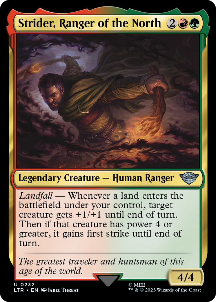 Strider, Ranger of the North (LTR-232) - [The Lord of the Rings: Tales of Middle-earth] Foil