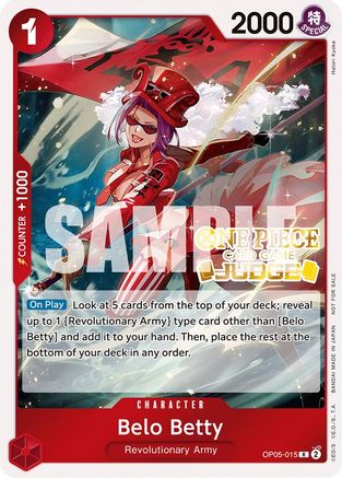 Belo Betty (Judge Pack Vol. 3) (OP05-015) - One Piece Promotion Cards