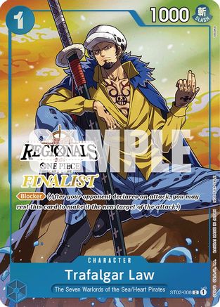 Trafalgar Law (Offline Regional 2024 Vol. 2) [Finalist] (ST03-008) - One Piece Promotion Cards
