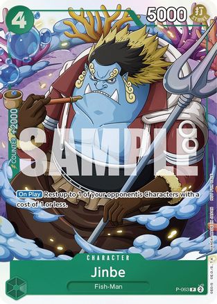Jinbe (Event Pack Vol. 4) (P-063) - One Piece Promotion Cards