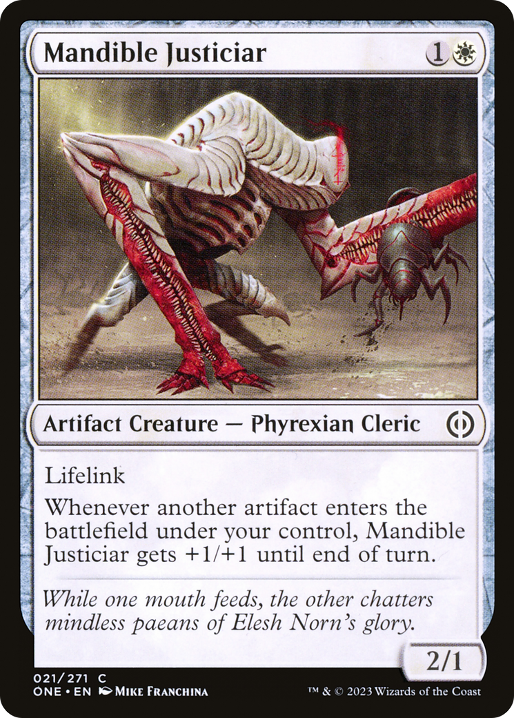 Mandible Justiciar (ONE-021) - [Phyrexia: All Will Be One]