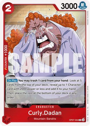 Curly.Dadan (OP07-004) - 500 Years in the Future