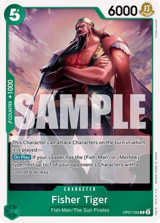 Fisher Tiger (OP07-032) - 500 Years in the Future