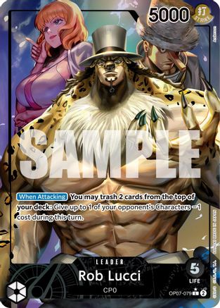 Rob Lucci (079) (Parallèle) (OP07-079) - 500 ans dans le futur 