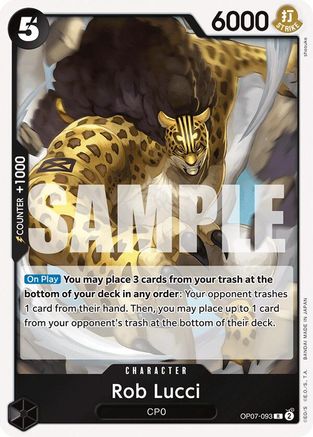 Rob Lucci (093) (OP07-093) - 500 Years in the Future