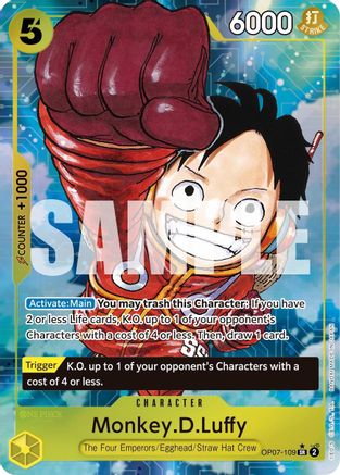 Monkey.D.Luffy (109) (Parallèle) (OP07-109) - 500 ans dans le futur 