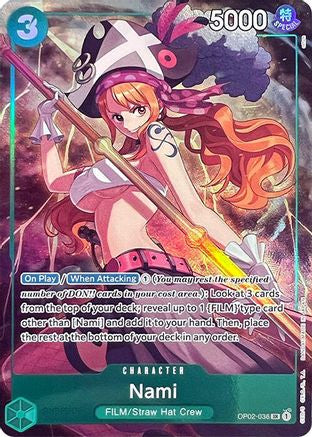 Nami (Collection de cartes Premium - Meilleure sélection Vol. 1-) (OP02-036) - Cartes promotionnelles One Piece 