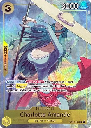 Charlotte Amande (Collection de cartes Premium - Meilleure sélection Vol. 1-) (OP04-105) - Cartes de promotion One Piece 