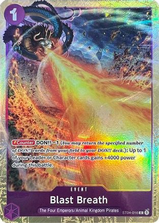 Blast Breath (Premium Card Collection -Best Selection Vol. 1-) (ST04-016) - One Piece Promotion Cards