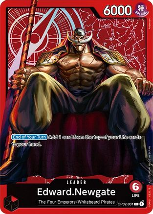 Edward.Newgate (Special Goods Set -Former Four Emperors-) (OP02-001) - One Piece Promotion Cards
