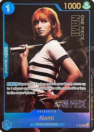 Nami (Collection de cartes Premium - Édition Live Action) (P-053) - Cartes promotionnelles One Piece 