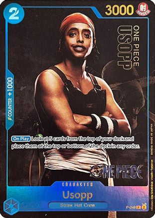 Usopp (Collection de cartes Premium - Édition Live Action) (P-049) - Cartes promotionnelles One Piece 