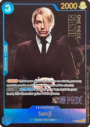 Sanji (Collection de cartes Premium - Édition Live Action) (P-050) - Cartes promotionnelles One Piece 