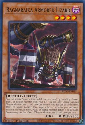 Lézard blindé Ragnaraika (LEDE-EN015) - Legacy of Destruction 1ère édition 