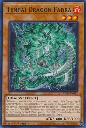 Tenpai Dragon Fadra (LEDE-EN017) - Legacy of Destruction 1ère édition 