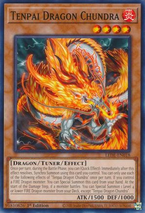 Tenpai Dragon Chundra (LEDE-EN018) - Legacy of Destruction 1st Edition