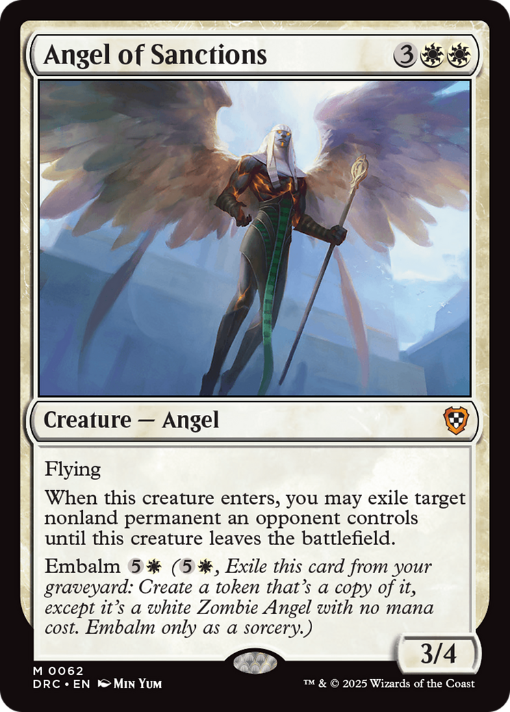 Angel of Sanctions (DRC-062) - [Commander: Aetherdrift]