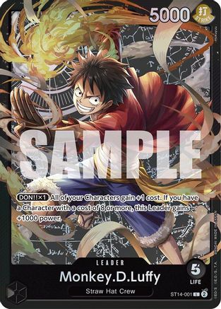 Monkey.D.Luffy (001) (ST14-001) - Starter Deck 14: 3D2Y