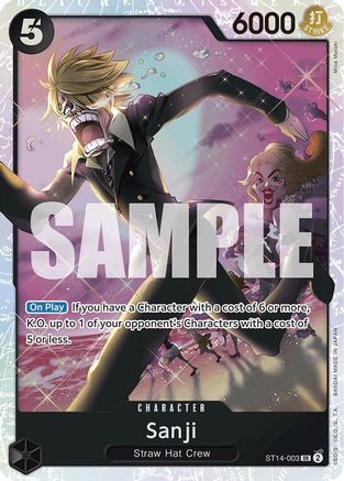 Sanji (ST14-003) - Starter Deck 14: 3D2Y