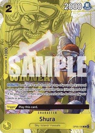 Shura (Winner Pack Vol. 7) (OP05-106) - One Piece Promotion Cards