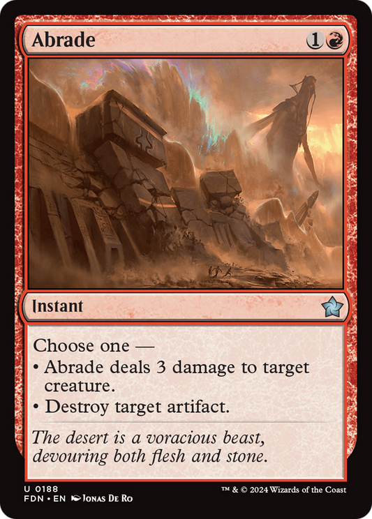 Abrade (FDN-188) - [Foundations] Foil