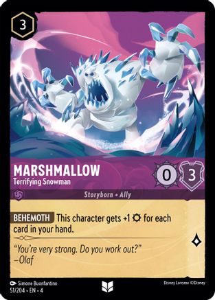 Marshmallow - Terrifying Snowman (51/204)  - Ursulas Return