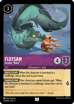 Flotsam - Ursula's "Baby" (43/204) Cold Foil - Ursulas Return