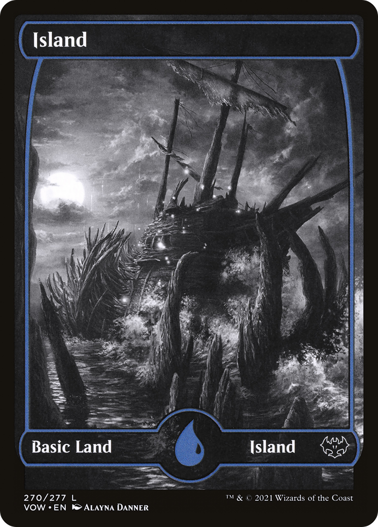 Island (VOW-270) - [Innistrad: Crimson Vow]: (Showcase)