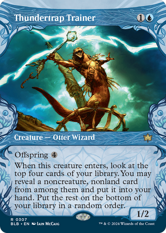 Thundertrap Trainer (BLB-307) - [Bloomburrow]: (Showcase) Foil