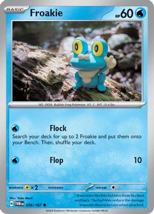 Froakie 56/167 - SV06 Twilight Masquerade Holofoil inversé 