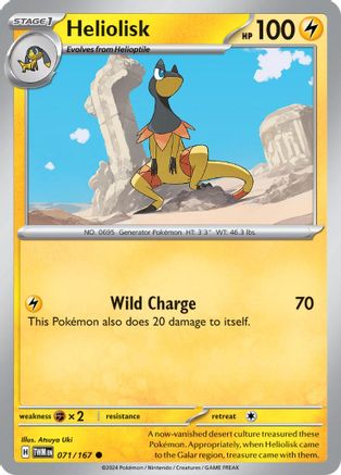 Heliolisk 71/167 - SV06 Twilight Masquerade Holofoil inversé 