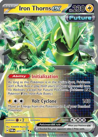 Iron Thorns ex 77/167 - Holofoil SV06 Twilight Masquerade 