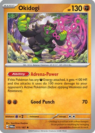 Okidogi 111/167 - SV06 Twilight Masquerade Reverse Holofoil