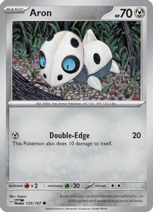 Aron 120 - [SV06 Twilight Masquerade] Reverse Holofoil