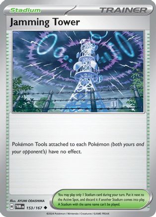 Jamming Tower 153 - [SV06 Twilight Masquerade] Reverse Holofoil