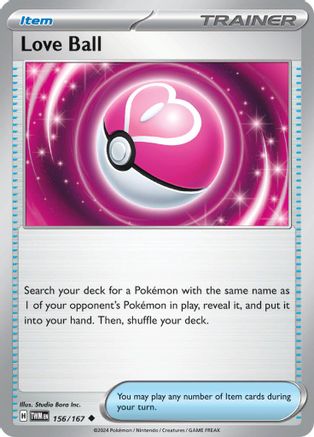 Love Ball 156/167 - SV06 Twilight Masquerade Holofoil inversé