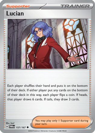 Lucian - 157/167 157 - [SV06 Twilight Masquerade] Reverse Holofoil