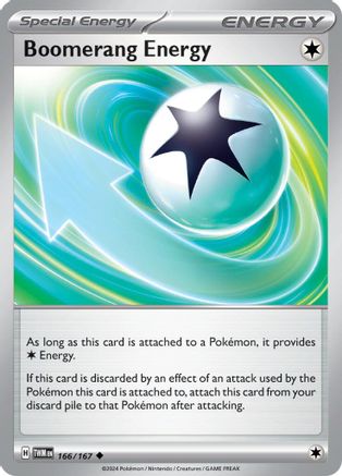 Boomerang Energy 166 - [SV06 Twilight Masquerade] Reverse Holofoil