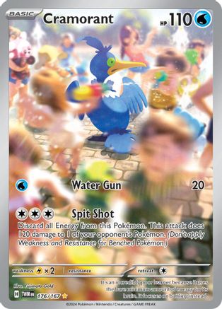 Cramorant 176/167 - SV06 Twilight Masquerade Holofoil