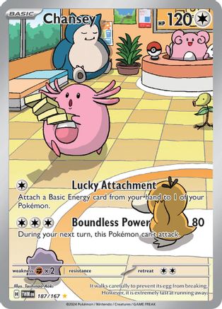 Chansey 187/167 - SV06 Twilight Masquerade Holofoil