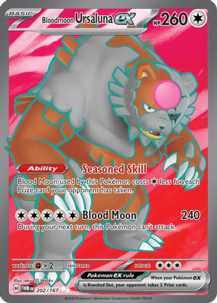 Bloodmoon Ursaluna ex 202/167 - SV06 Holofoil Twilight Masquerade 