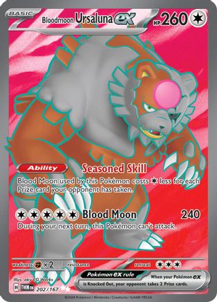 Bloodmoon Ursaluna ex 202/167 - SV06 Twilight Masquerade Holofoil
