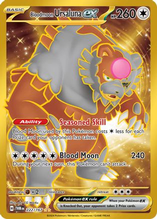 Bloodmoon Ursaluna ex 222/167 - SV06 Twilight Masquerade 