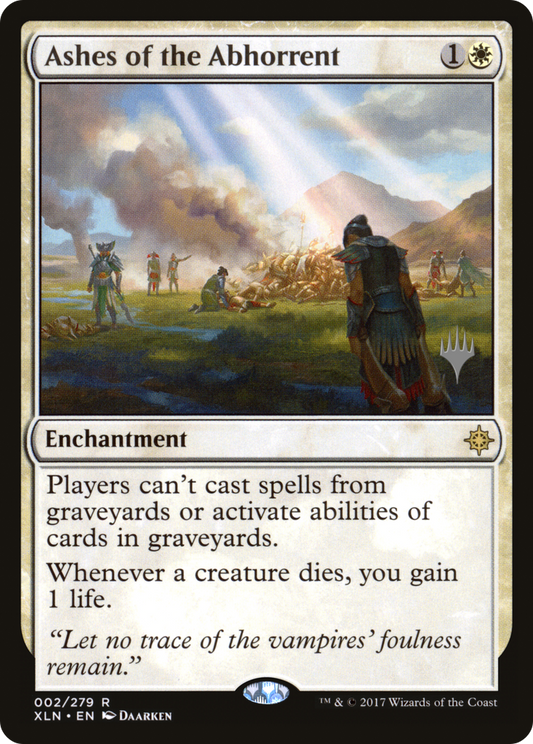 Ashes of the Abhorrent (PPM20-002) - [Ixalan Promos] Foil
