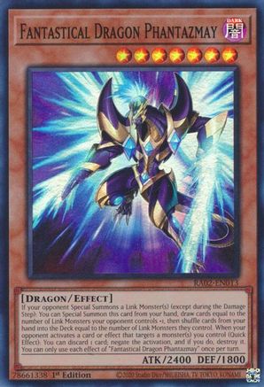 Fantastical Dragon Phantazmay (Alternate Art) (RA02-EN013) - 25th Anniversary Rarity Collection II 1st Edition