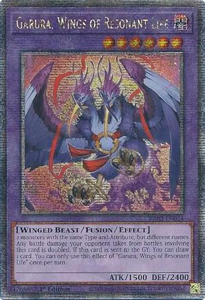 Garura, Wings of Resonant Life (Quarter Century Secret Rare) (RA02-EN024) - 25th Anniversary Rarity Collection II 1st Edition