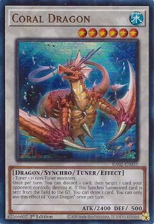 Dragon de Corail (UR) (RA02-EN031) – Collection Rarity 25e anniversaire II 1ère édition