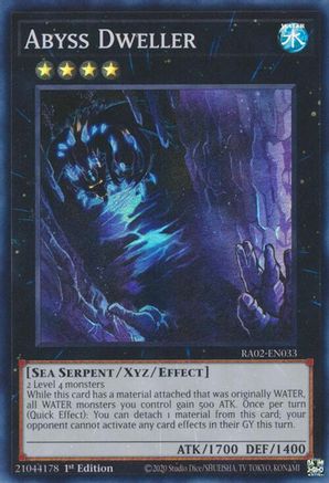 Abyss Dweller (RA02-EN033) – 25e anniversaire Rarity Collection II 1ère édition