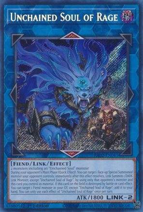 Unchained Soul of Rage (Secret Rare) (RA02-EN041) - 25th Anniversary Rarity Collection II 1st Edition